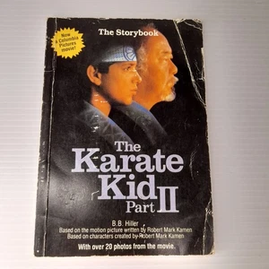 The Karate Kid Part II 2 1986 B. B. Hiller Movie PB Softcover Book MovieVintage  - Picture 1 of 16