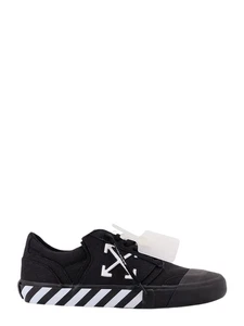 OFF-WHITE Vulcanized Black Sneakers New & Authentic - Picture 1 of 5