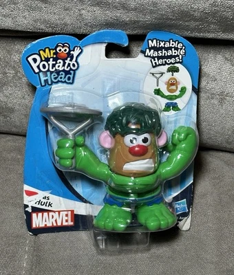 Playskool Mr. Figura Cabeza de Patata Mezclable Mashable Heroes as Hulk (A9959) Nueva Foto 1 de 3