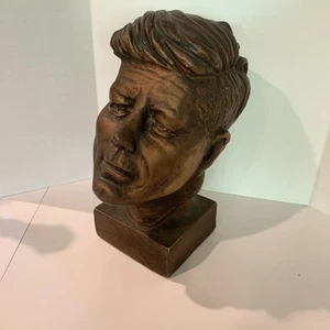 VTG 1963 Universal Statuary Bust Of JFK By Vittore Bochetta - Picture 1 of 8