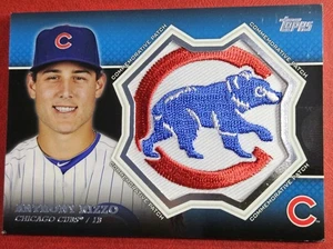 2013 Topps Manufactured Commemorative Patch Anthony Rizzo Chicago Cubs #CP-21 - Picture 1 of 3