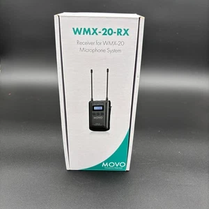 Movo WMX-20-RX Receiver for Wireless Lavalier Microphone System - For WMX-20 - Picture 1 of 11