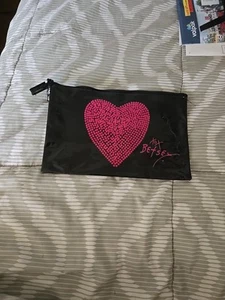betsy johnson makeup Bag Pouch Zipper 6.5" X 10” A1 - Picture 1 of 3