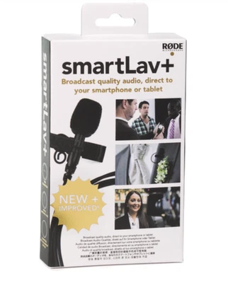Micrófono de solapa Rode SmartLav+ para teléfonos inteligentes negro Foto 1 de 4
