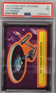 1976 Topps Star Trek PSA 7 Graded Stickers Complete Your Set - Picture 1 of 31