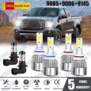 6x LED Headlight Fog Light Bulbs for GMC Sierra 1500 3500 - 2003 2004 2005 2006 - Picture 1 of 16