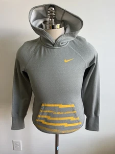 Felpa con cappuccio Nike Livestrong donna grigia Therma Fit taglia media pullover lungo - Foto 1 di 7