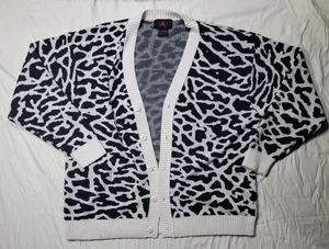 Nike Air Jordan Flight Heritage Cardigan Phantom Nero DV7573-030 Uomo Taglia XL - Foto 1 di 11