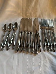 International Stainless Lyon ‘Concept’ 18/8 Flatware Lot - 17 Pieces - Picture 1 of 6
