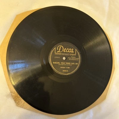 Ernest Tubb 78 RRPM-LITTLE BIT OF EVERYTHING IN TEXAS/ DARLING, WHAY MORE CAN I - Image 1 of 4