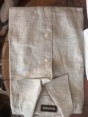 New PAUL STUART Linen Shirt  size M made in Canada - Image 1 of 4