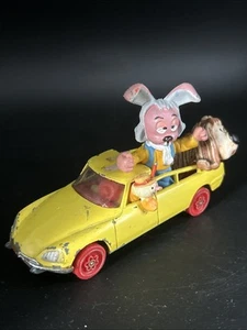 1971 MAGIC ROUNDABOUT 807 VINTAGE CORGI TOYS YELLOW CITROEN CAR MADE IN THE UK - Picture 1 of 11