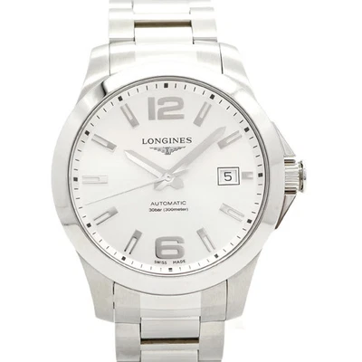 Wristwatch LONGINES L3.776.4.76.6 Conquest Automatic Silver Dial 39mm USED 1 - image 1 of 4