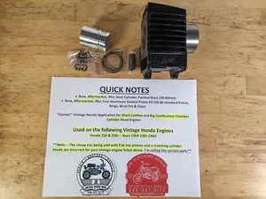 Cylinder & Piston Kit 49cc 39mm - Vintage Honda Z50 Z50a Z50r Mini Trail (49A) - Picture 1 of 9
