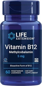 Life Extension Vitamin B12 Methylcobalamin 60 lozenges EXP 06/23 - Picture 1 of 5