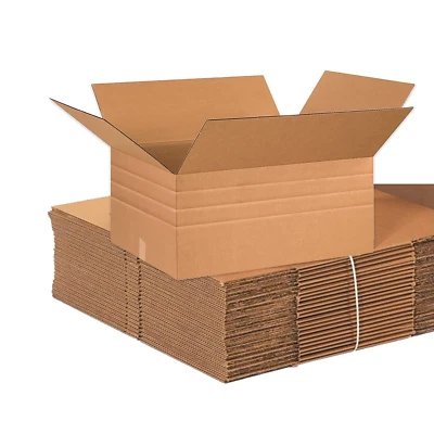 Shipping Boxes Multi-Depth 26"L X 20"W X 12"H, 10-Pack | Corrugated Cardboard Bo - Image 1 of 4