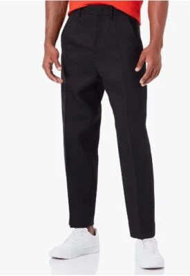 Just Cavalli trousers stretch textured wool mix, logo, cropped Made in Italy - Image 1 of 4