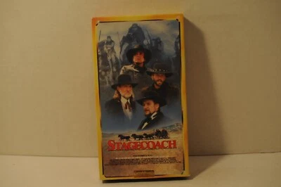 The Stagecoach, Johnny Cash, Willie Nelson, Kris Kristofferson, Western VHS Foto 1 de 3
