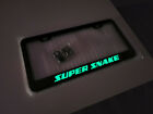 Glowing Super Snake Mustang License Plate Frame 100% Steel W/ Screws and Caps