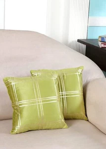 Velvet Throw Pillow Cover Decorative Gold Foil Print 12 X 12 in Pack of 2 - Picture 1 of 65
