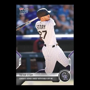 2021 TOPPS NOW® # 265 TREVOR STORY Walk-Off HR Colorado Rockies - Picture 1 of 2