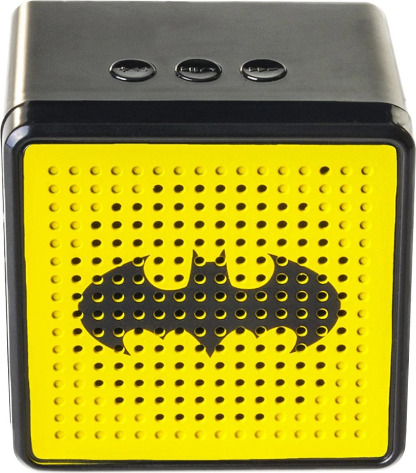 iHip Batman Bluetooth Portátil Inalámbrico Recargable Altavoz Llavero DC Comics Foto 1 de 4