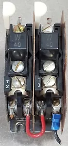 WESTINGHOUSE WHM RELÈ TERMICO DOPPIO SOVRACCARICO / ELEMENTO W40 - Foto 1 di 6