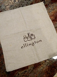 Ellington hellbraun Leinen Staubbeutel Kordelzug 16x17 - Bild 1 von 4