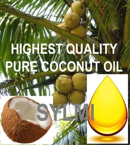 ORGANIC COCONUT OIL Extra Virgin PURE Premium Cold Press 1 2 4 8 16 32 54 oz Lb - Picture 1 of 1
