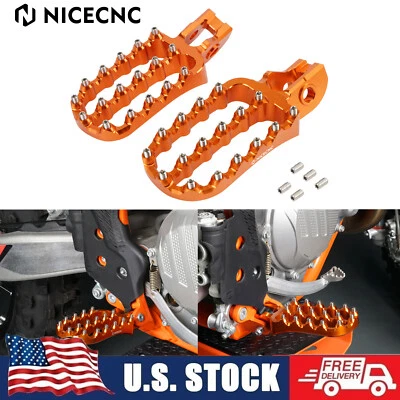 Pedales reposapiés forjados para KTM 125 200-500 XC XCF SX SXF EXC F 2017-2022 Foto 1 de 4