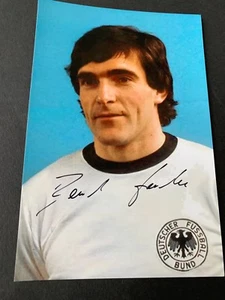Foto firmada por Bernd Franke subcampeón del mundo 1982 DFB 10x15 autógrafo - Imagen 1 de 1