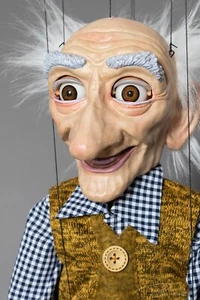 Puppet Grandfather - Handmade Original Doll - Picture 1 of 10