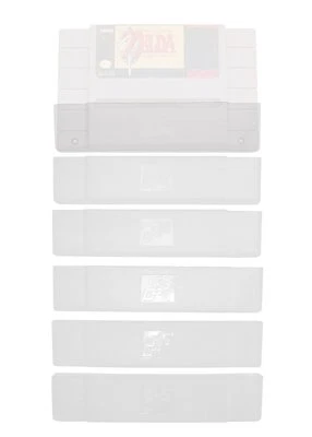Super Nintendo SNES Cartridge Dust Cover sleeve case replacement 6 pc GGG0018 - Image 1 of 2