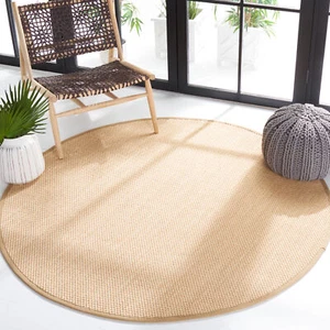 Safavieh Power Loomed Natural Fiber Collection Maize/Linen Area Rugs - NF141B - Picture 1 of 30