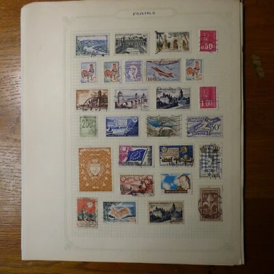 France Stamps Collection 17 Pages from Napoleon to nowadays - Image 1 of 4