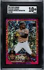 2023 Topps Chrome #184 Eguy Rosario Pink Speckle Refractor 241/350 Rc Sgc 10