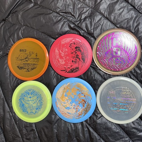 Lot Of 6 Used INNOVA Disc Golf Discs Frisbees Mix of MidRange Drivers