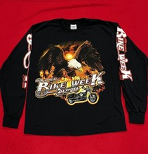 Daytona Beach 2007 Bike Week Mens Shirt Med. Long Sleeve