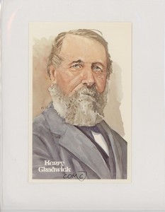 1980 Perez-Steele Hall of Fame Art Postcards First Series Henry Chadwick HOF