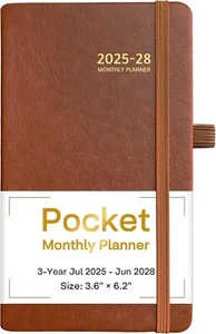 2025-2027 Pocket Planner/Calendar - 3 Year Monthly Planner from January 2025 - Picture 1 of 5