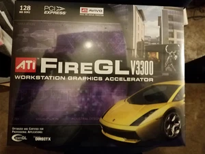 ATI FireGL V3300 x16 PCIE 128MB GDDR2 Dual DVI Workstation Video Card 100-505135 - Picture 1 of 8