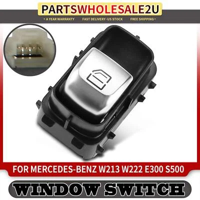 Interruptor de janela dianteiro direito para Mercedes-Benz W213/222 E300 S400/500/600 2015-2017 - Imagem 1 de 4