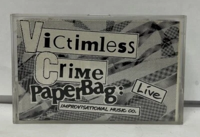 #173 Paper Bag CASSETTE jazz Victimless Crime LIVE, 1985, VG+ - Image 1 of 4