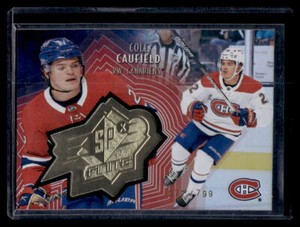 ✅ 2021 UD SPX Cole Caufield /799 #SF-26 Montreal Canadiens