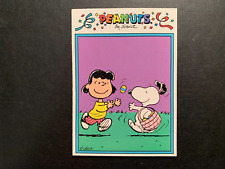 Peanuts SNOOPY LUCY Easter CHARLIE BROWN Trading Card 1991 FRENCH EDITION #22