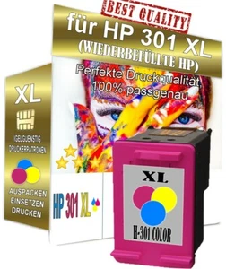 1 Patrone für HP 301-XL DeskJet 1000 1050A 2050A 2540 3050A 1010 1510 1512 Color - Bild 1 von 6