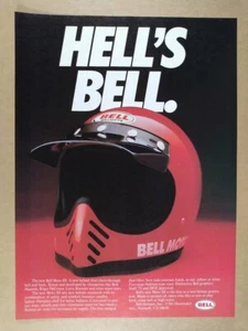 1980 Bell Moto III Motorcycle Helmet vintage print Ad - Picture 1 of 1