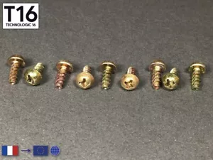 Amstrad CPC 464: Lot de 9 Vis pour la Carte Mère / 9 Screws for the Motherboard - Foto 1 di 1
