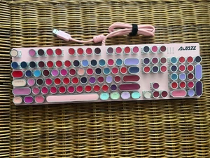Pink Ajazz Designer Mechanical keyboard with clicky switches - Picture 1 of 2