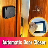 Punch-free Automatic Sensor Door Closer Anti-theft Telescopic Wire Steel Rope